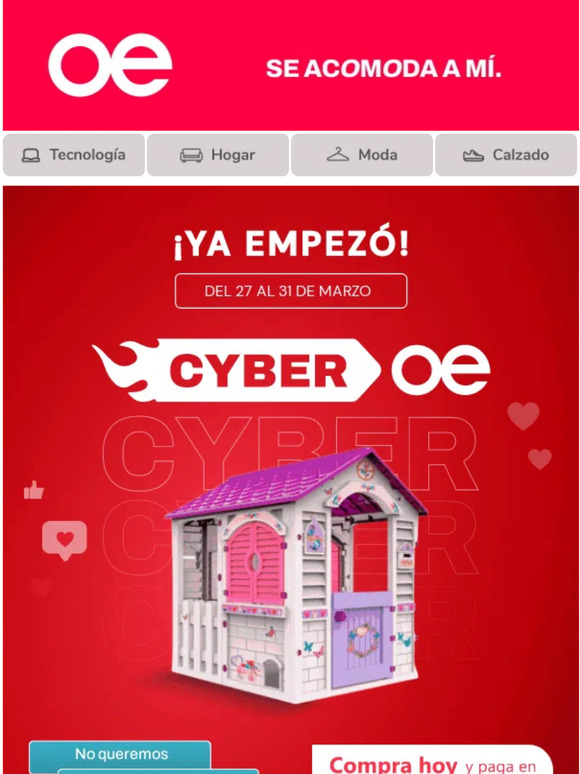 📣¡Ya empezó! CYBER OE 🔥🙌 Todos miran estos PRECIOS IMPERDIBLES!! 🚨