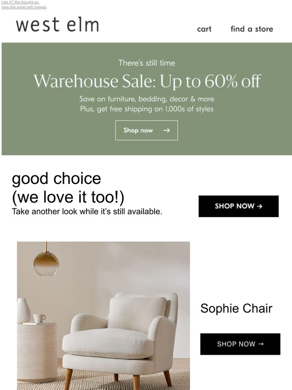 Oooh, this *really* is perfect for you... *Plus, there's still time to save up to 60% off!