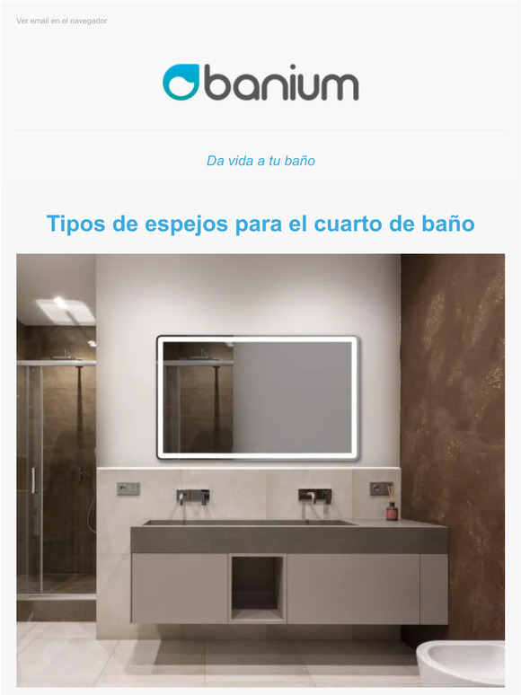 Tipos de espejos para el cuarto de baño