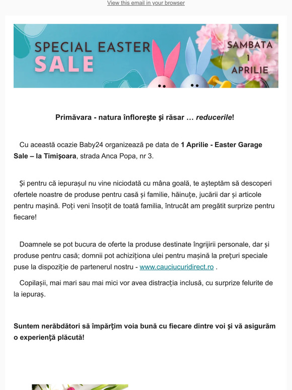 Baby24 Special Easter Sale 🐰