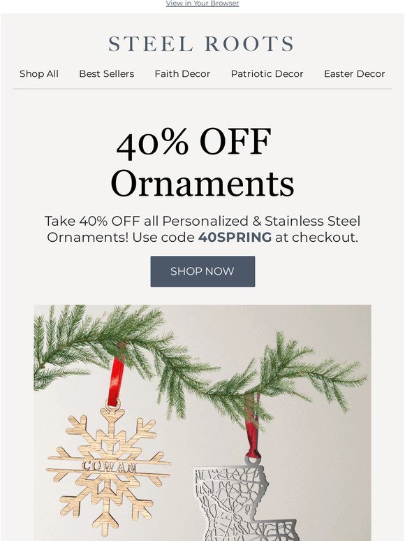 SALE On ALL Ornaments 😱