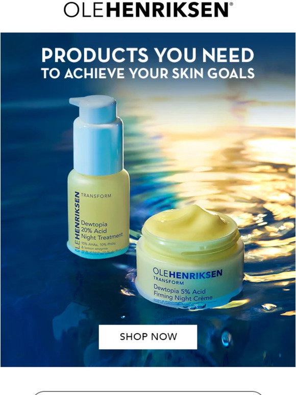 Ole Henriksen: The ideal products for YOUR skin concerns | Milled