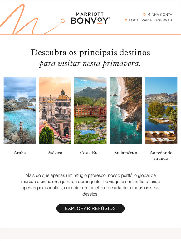 A primavera pede planos de viagem renovados, —