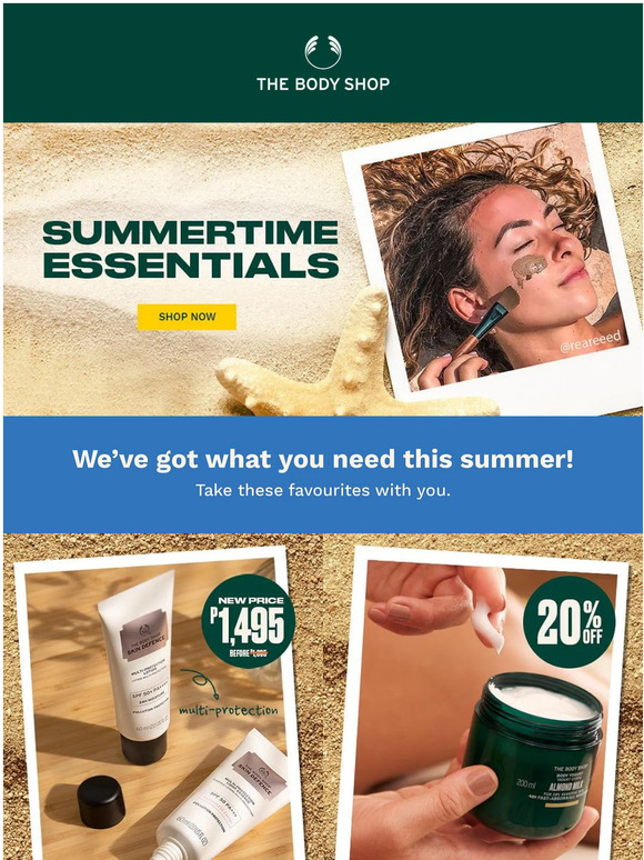 Hello sunshine! 🌅 Don't miss out these summer 🏖 essentials 😎🏝️