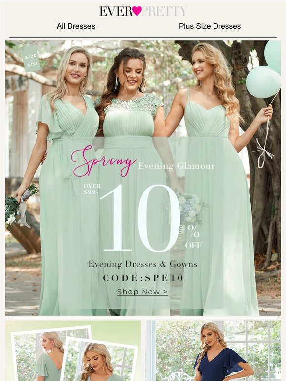 📣10% OFF FOR EVENING DRESS📣