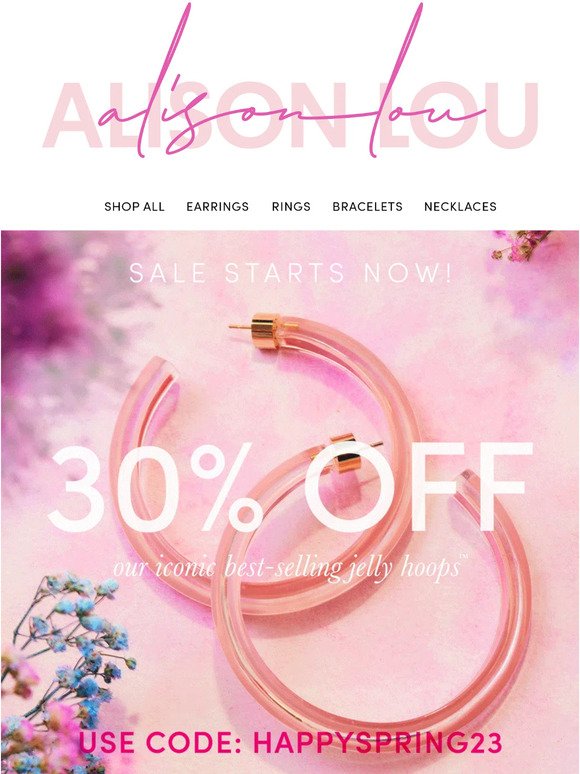 JELLY HOOPS™ FLASH SALE STARTS NOW!