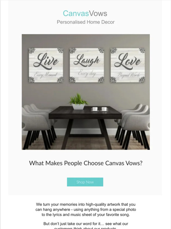 Why do people love Canvas Vow? 💭