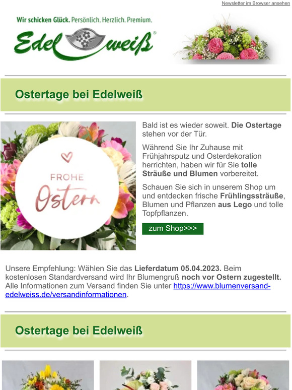 Ostertage bei Edelweiß