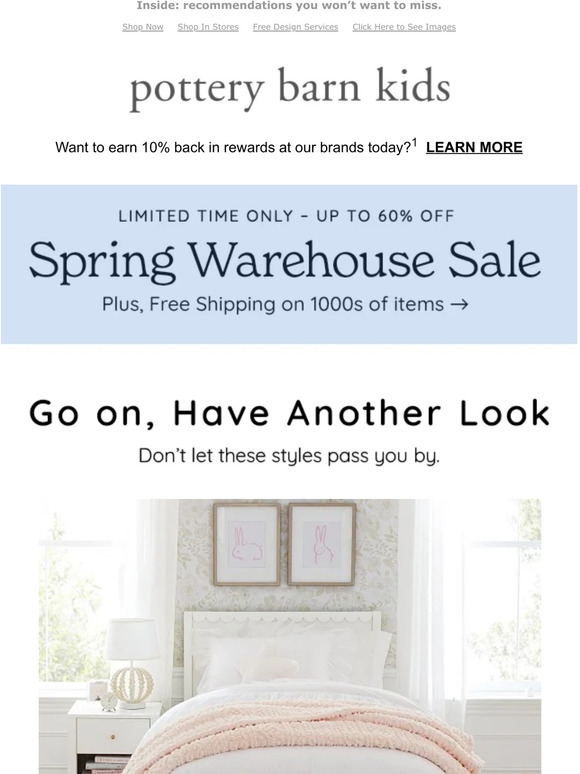 We've got more great finds, just for you! (+ The Spring Warehouse Sale is ON!)