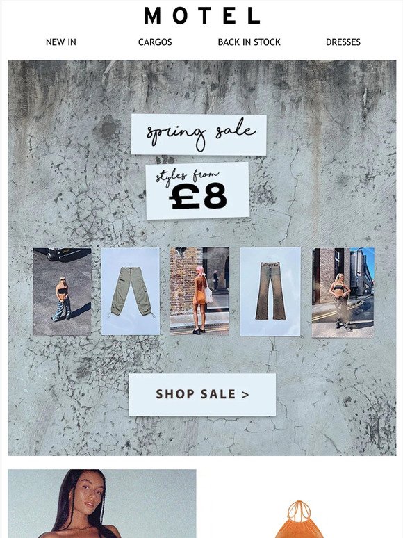 SPRING SALE styles from £8