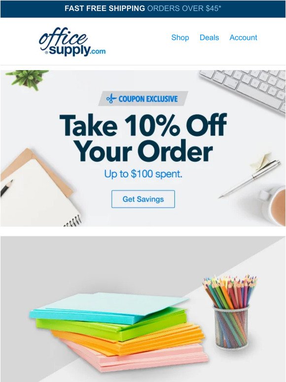 [ARRIVED ✓] 10% off your order starts today!