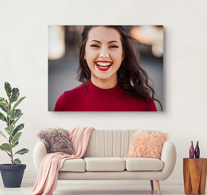 Our Canvas Prints are Ready to Ship in 24h and come with a Best-Price Guarantee
