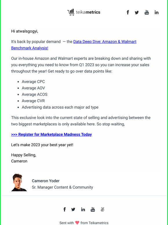 Amazon vs. Walmart 2023 💥 CPCs, ACoS, AOV, & More