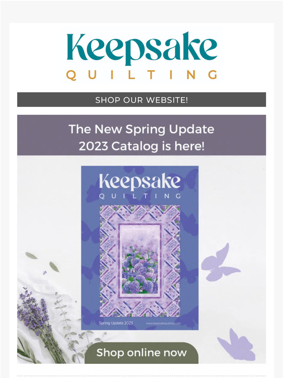 KeepsakeQuilting 📫 📬Be the first to shop our NEW catalog! Milled