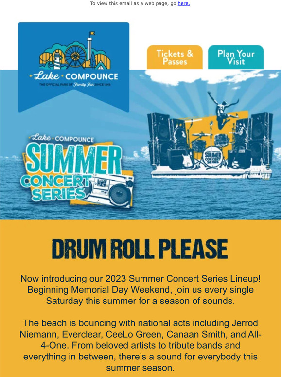 Lake Compounce: Our 2023 Concert Lineup is Here | Milled