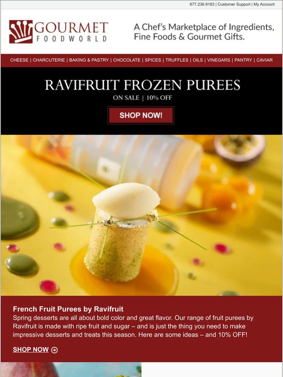 Great Desserts Start with Ravifruit Purees
