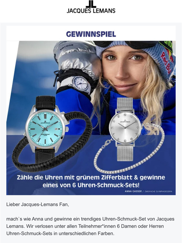 Neues Gewinnspiel bei Jacques Lemans!