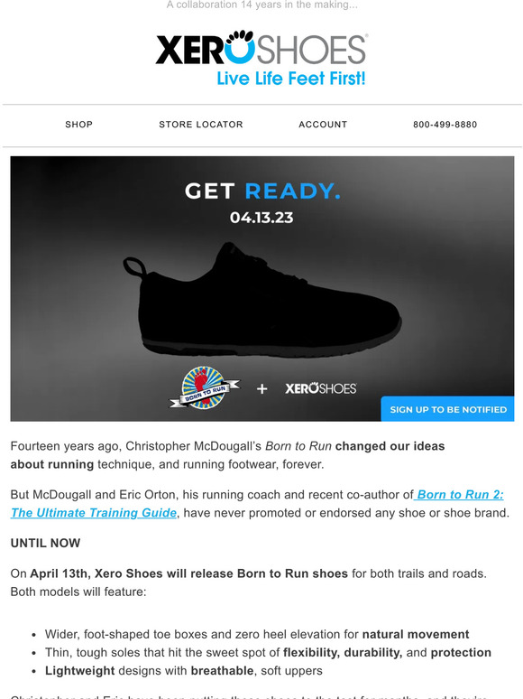 The Born to Run “Dream Shoe” Is Coming