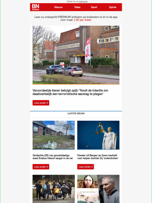 Veroordeelde tiener uit Woensdrecht betuigt spijt: ‘Nooit de intentie om daadwerkelijk een terroristische aanslag te plegen’