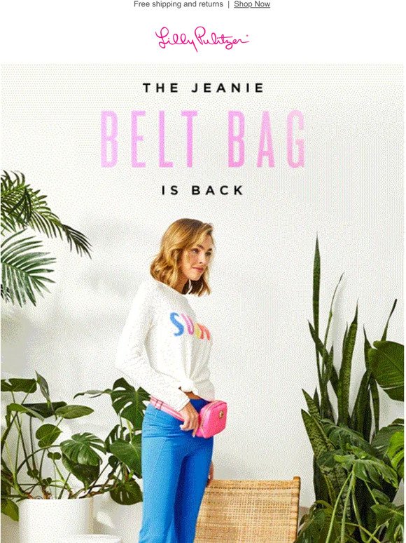Our sold-out belt bag is BACK!