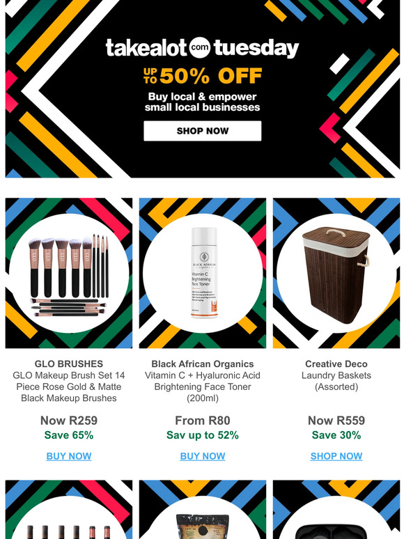 Takealot Tuesday | Get up to 50% OFF 🛒