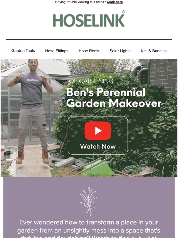 WATCH Ben's Perennial Garden Makeover 😍
