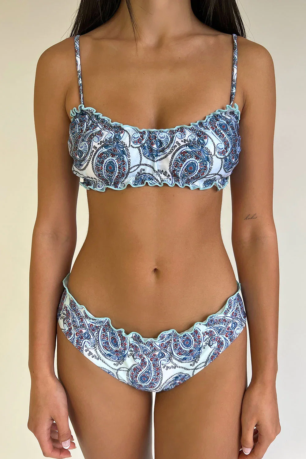 Image of Maria Shine Full Coverage Bottom - Paradiso Paisley