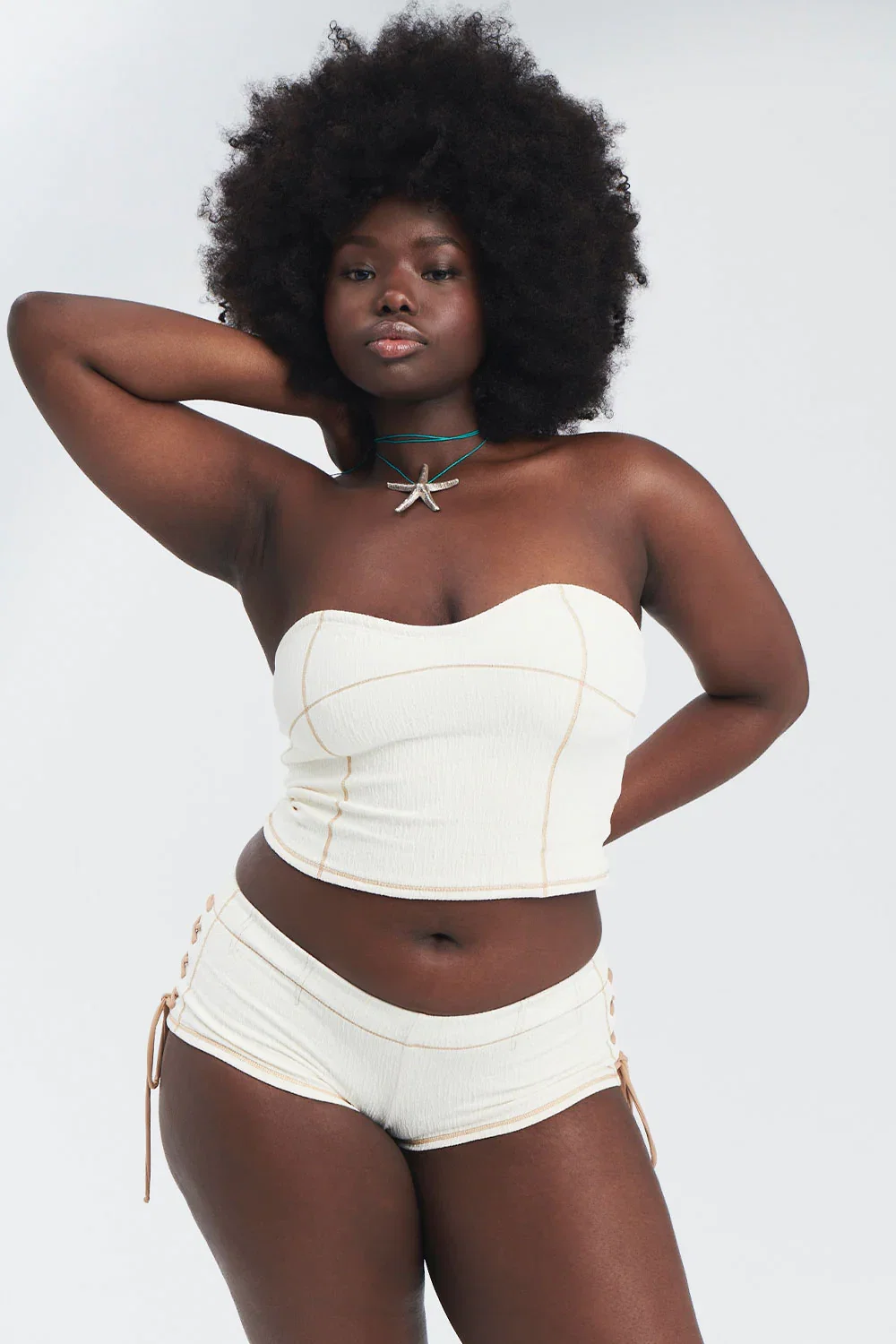 Image of Rodeo Strapless Bikini Top - Sandstorm