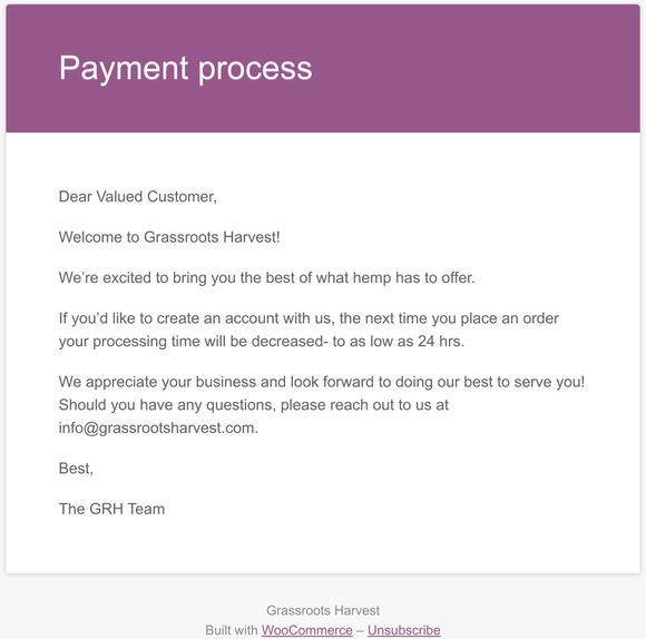Payment process