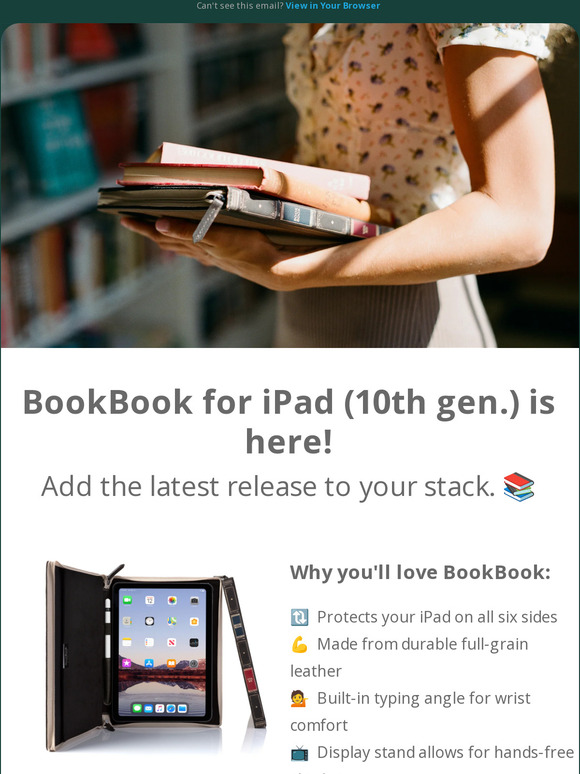 NEW! BookBook for iPad (10th gen) has hit the shelves 📚