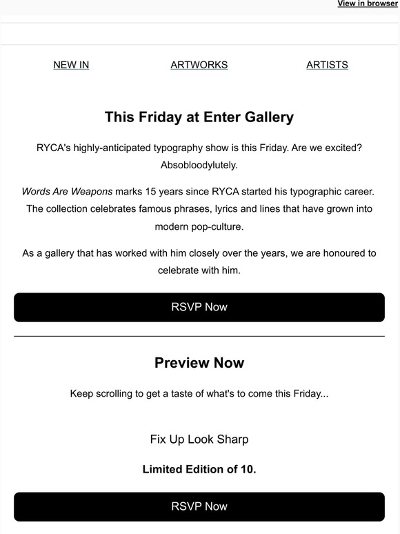 New RYCA Show - Preview Now!