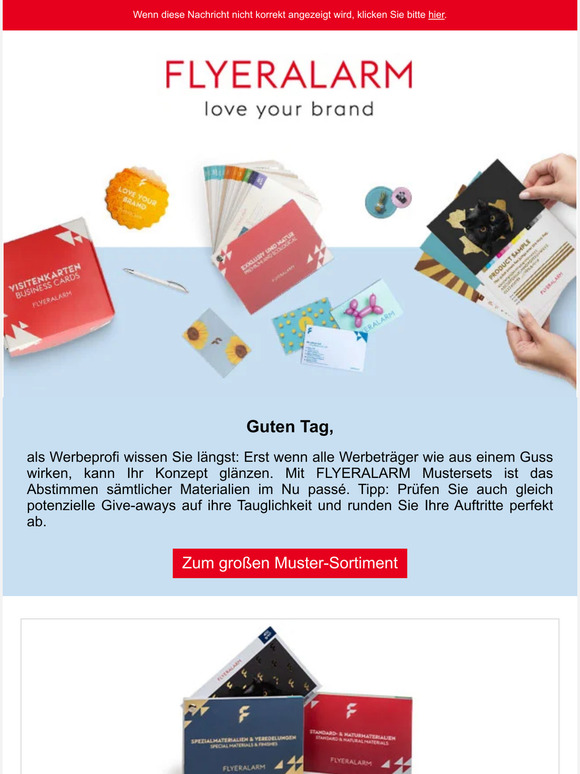 Produktmuster testen und sicher bestellen