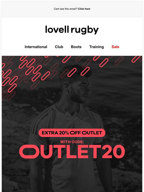 EXTRA 20% OFF Outlet - With Code: OUTLET20 🚨
