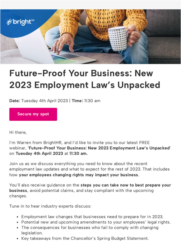 FREE Webinar | How to prepare for employment law changes