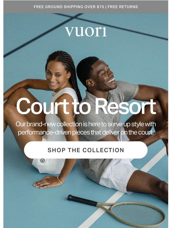 Vuori: Introducing our new court collection Milled