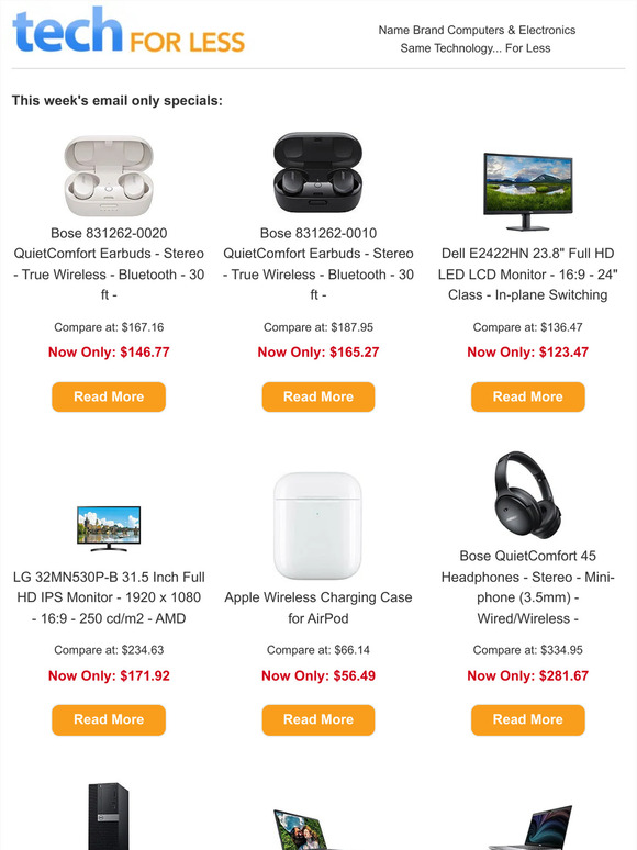 — - Get your end of the month deals...