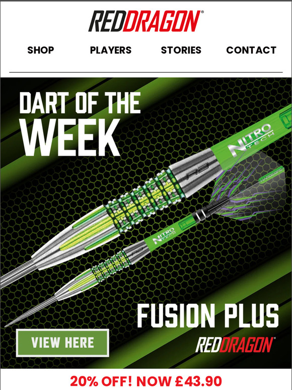 Red Dragon Darts DART OF THE WEEK Fusion Plus 🎯 Milled