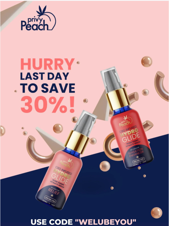 30% off Our Best Selling Lubes!
