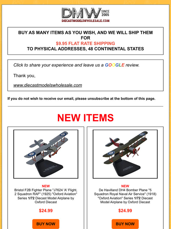 New Arrivals & Back in Stock Notification