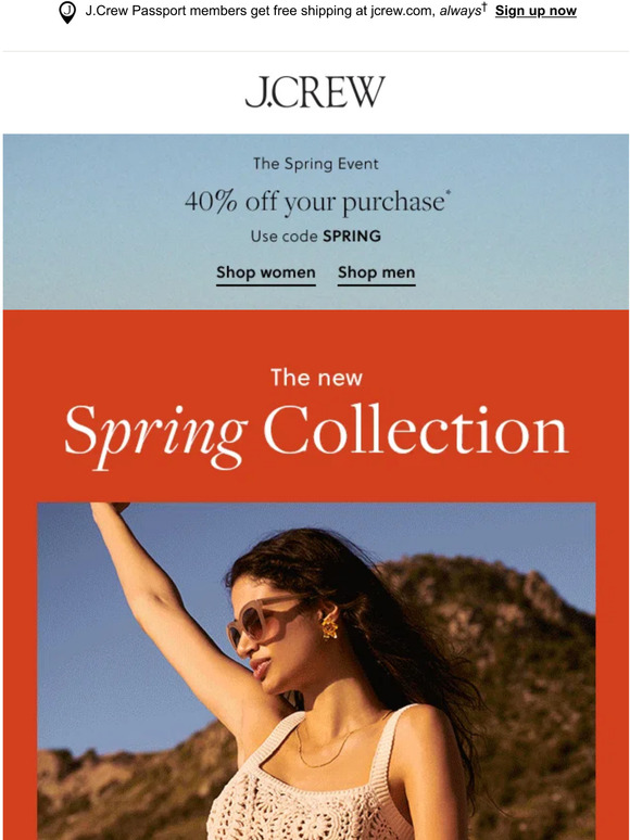 J.Crew Canada 375 new arrivals from the Spring Collection Milled