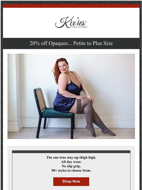 20% off All Opaques from Kix'ies