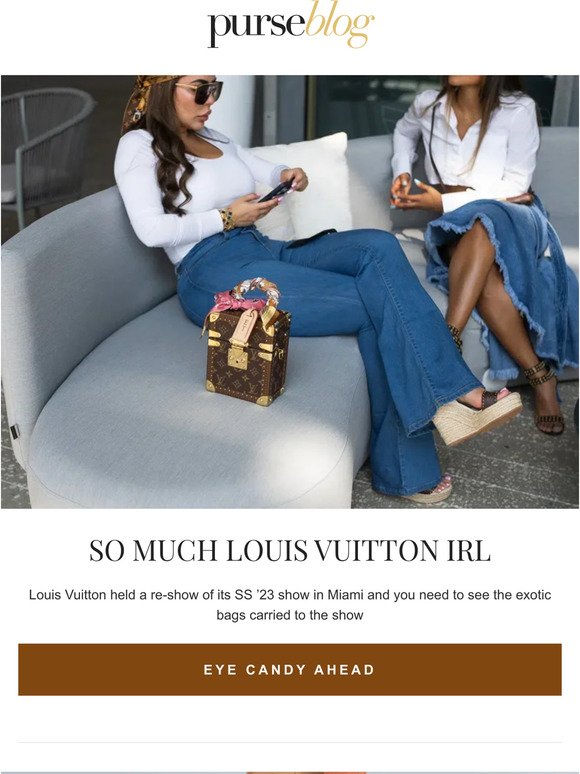Louis Vuitton By the Pool Is a Summer Dream - PurseBlog