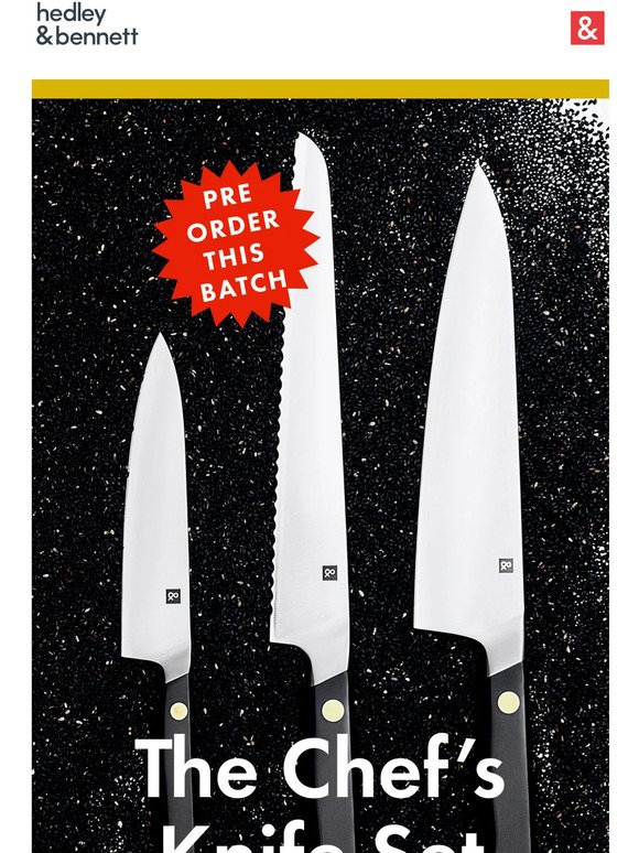 Chef's Knife Enoki White | Kitchen Knives | Hedley & Bennett