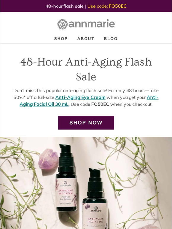 Another anti-aging flash sale is here