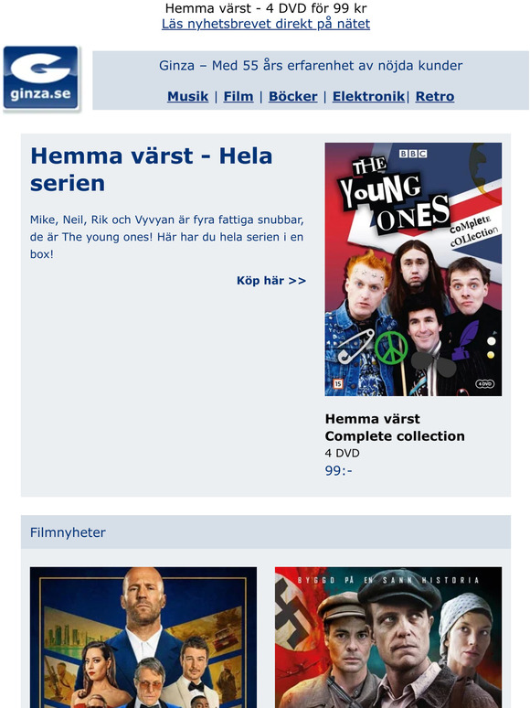 Hemma värst - Hela serien för 99 kr | Filmnyheter från Ginza