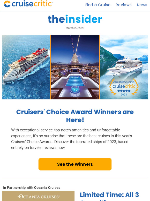 channel 7 cruise winners