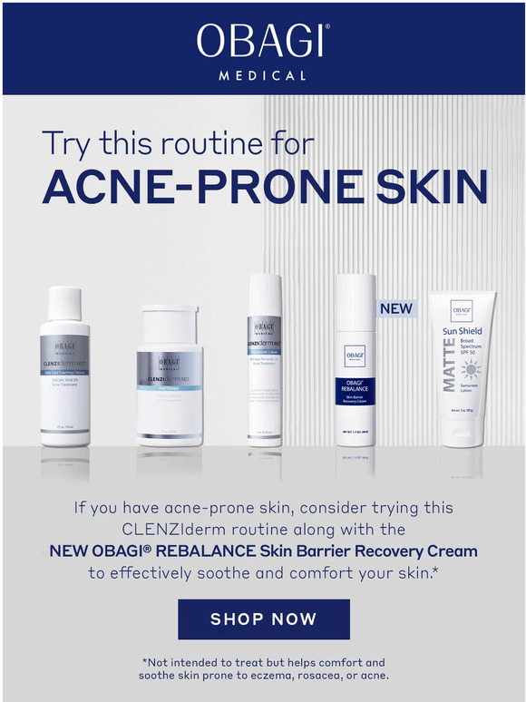 Obagi A Routine for AcneProne Skin Milled