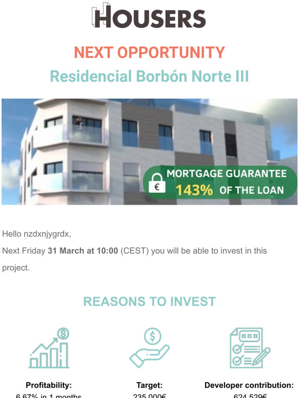💰💰 Next project Residencial Borbón Norte III