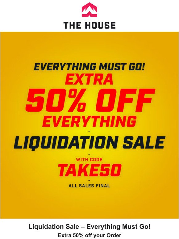 EXTRA 50% OFF SITE WIDE