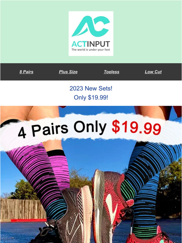 Only One Day Left! 🚨..>>8 Pairs ONLY $29.99！
